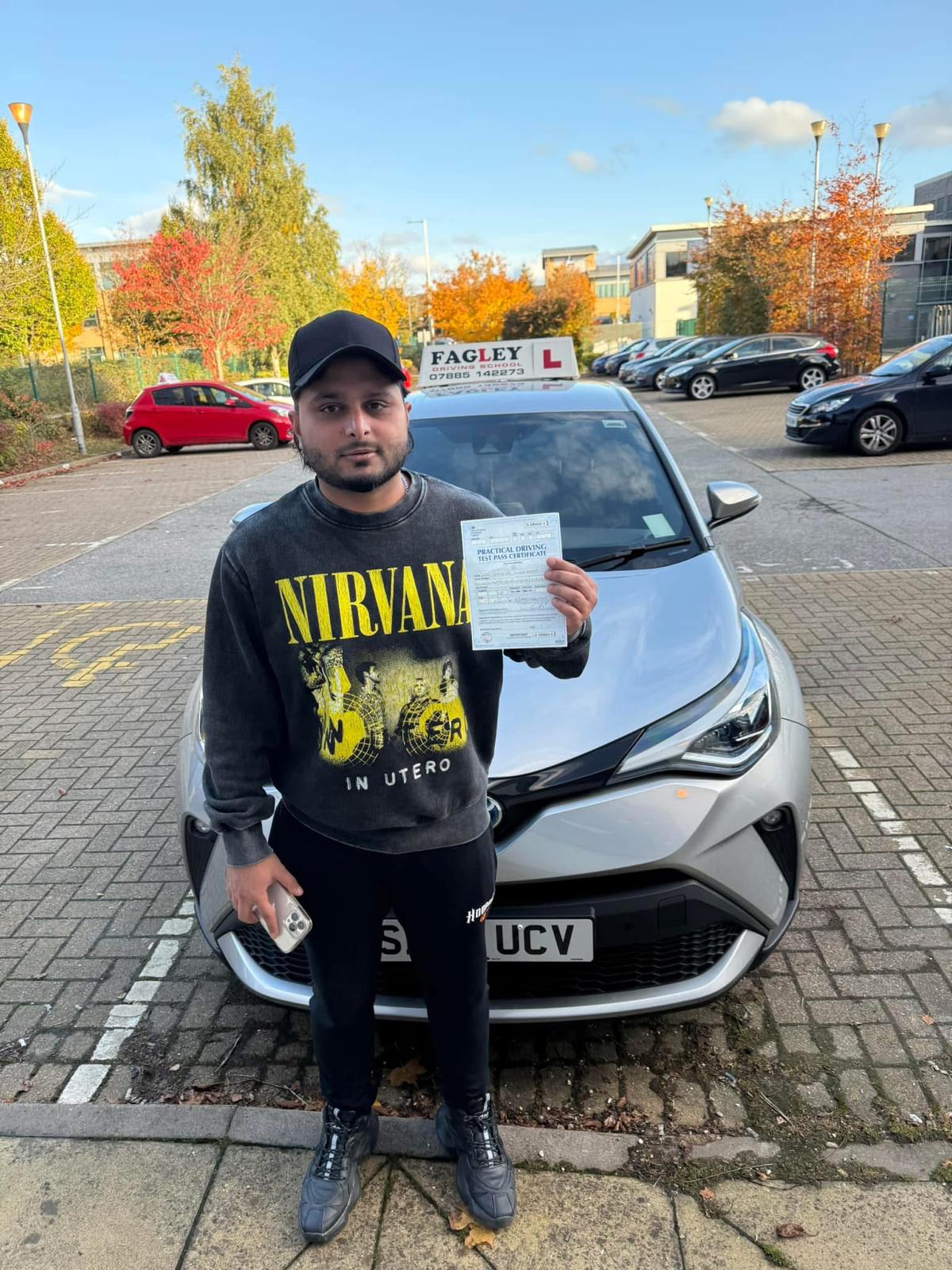 Automatic driving lessons in Bradford & Leeds – FastAutoPass pass photo