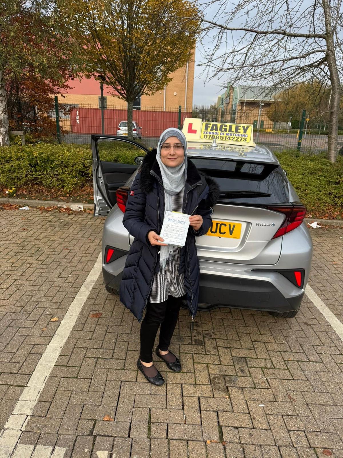 Automatic driving lessons in Bradford & Leeds – FastAutoPass pass photo
